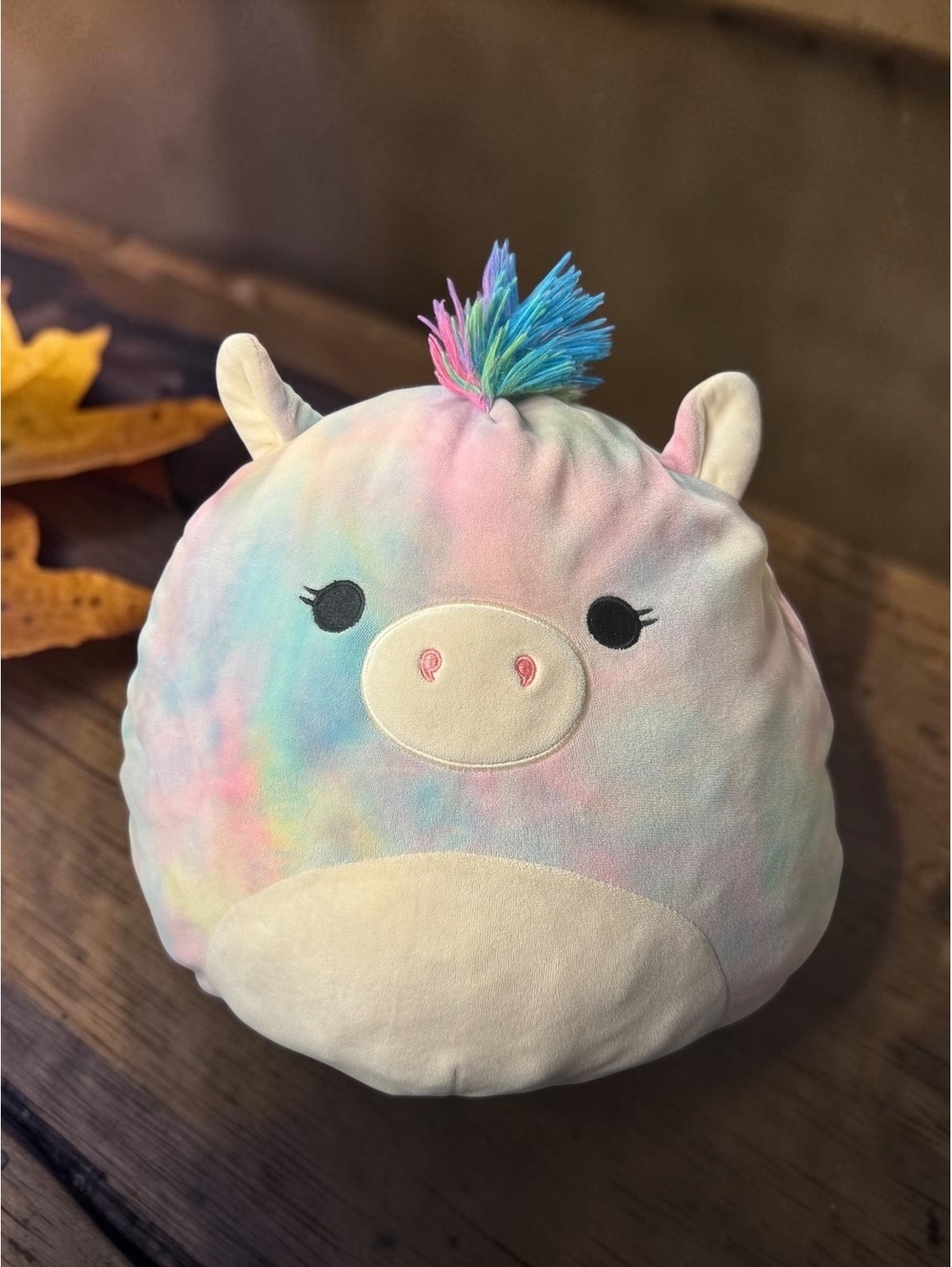 Esmeralda the Rainbow Tie-Dye Unicorn Squishmallow 12”